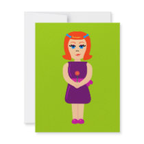 Flowerchild Girl invitations by toxiferous Flowerchild Girl invitations