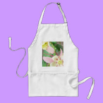 Flowered apron aprons