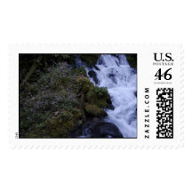 Flowered Falls Postage Stamp