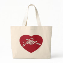 Flowered Heart bags