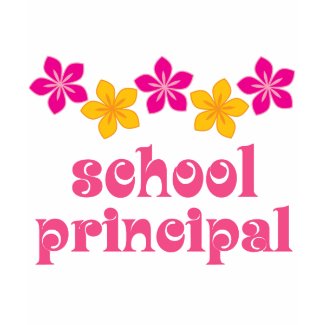 Flowered School Principal shirt