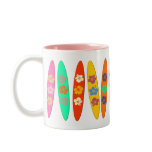 Flowered Surfboards mugs