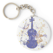 flowerfiddle keychains