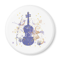 flowerfiddle refrigerator magnet