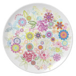 Flowerful plates