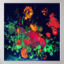 Flowergirl at Night Posters