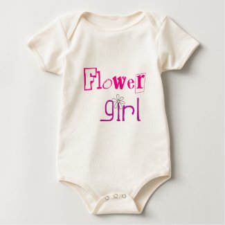 Flowergirl onesie
