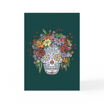 Flowerhair Sugar Skull Cards
