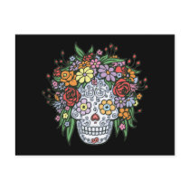 Flowerhair Sugar Skull postcards