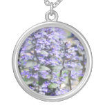 Flowering Ajuga Sterling Silver Necklace