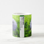 Flowering Allium and Bee Mug mugs