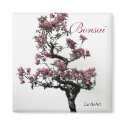 Flowering Bonsai Tree Magnet by CaroleArt Flowering Bonsai Tree Magnet