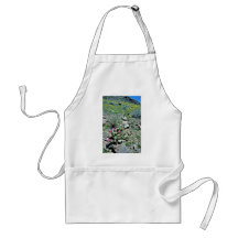 Flowering Cactus And Yellow Poppies Aprons