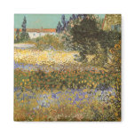 Flowering Garden by Vincent van Gogh Magnets