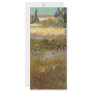 Flowering Garden by Vincent van Gogh Custom Rack Cards