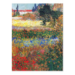 FLowering Garden, Vincent Van Gogh Postcards