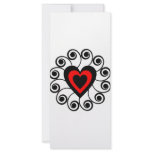 Flowering Heart #0033 Personalized Rack Card