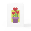 Flowering Hearts card