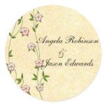 envelope seal, wedding, marriage, flowers, floral,