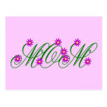 Flowering Mom purple Postcard