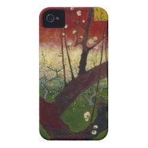 Flowering plum tree Barely There™ iPhone 4 iPhone 4 Covers