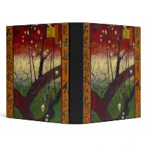 Flowering plum tree Binder