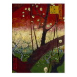 Flowering plum tree Postcard