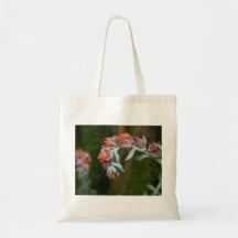 Flowering Succulent Canvas Bag