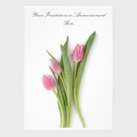 Flowering Tulips invitations