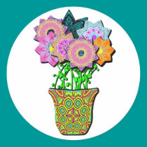 flowerpot stickers by lissame73 flowerpot stickers