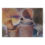 Flowerpots Greeting Card
