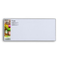 Flowerpots with Autumn Flowers envelopes