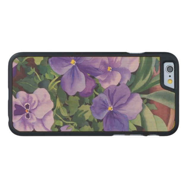 Flowerpots with Pansies 2007 Carved® Maple iPhone 6 Slim Case-3