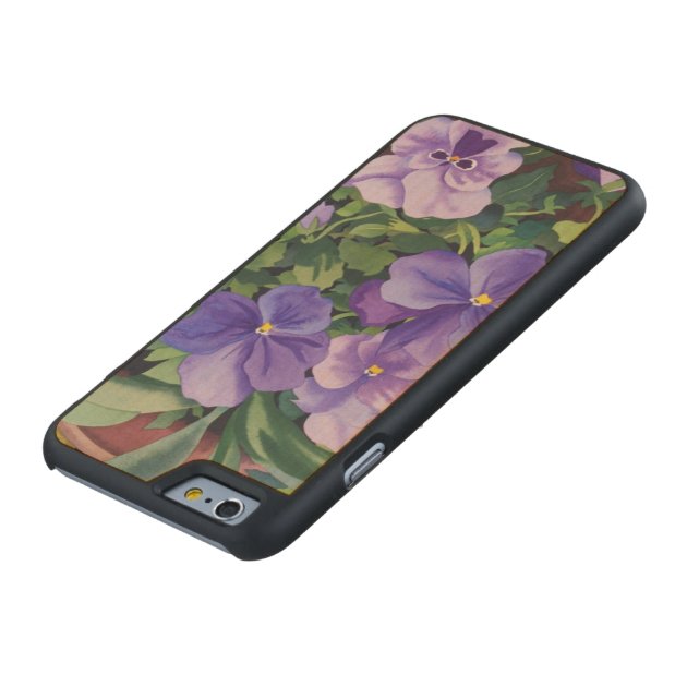 Flowerpots with Pansies 2007 Carved® Maple iPhone 6 Slim Case-4