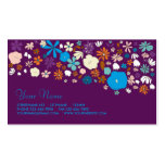 FLOWERPOWER BUSINESS CARD VIOLET