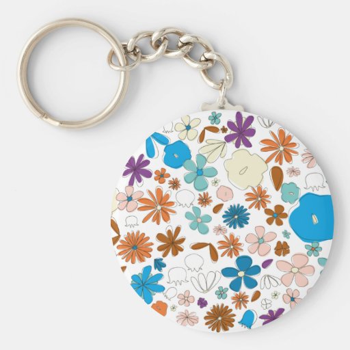 FLOWERPOWER KEYCHAIN VIOLET