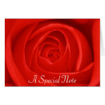 Flowers 056, A Special Note Greeting Cards