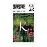 Flowers 149 Monogram K stamps