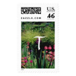Flowers 149 Monogram T stamps