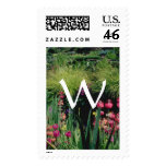 Flowers 149 Monogram W stamps