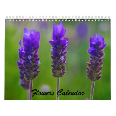 flowers 2009 calendar by cardart