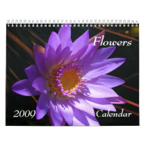 Flowers 2009 Calendar by MovingLight Flowers 2009 Calendar