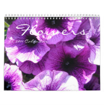Flowers 2011 wall calendars