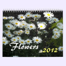 Flowers 2012 calendars