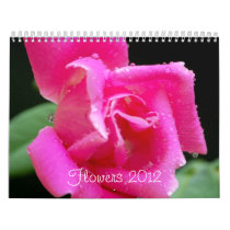 Flowers 2012 wall calendar