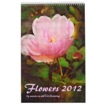 Flowers 2012 Oil Painting Calendar