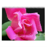 Flowers 2012 wall calendar