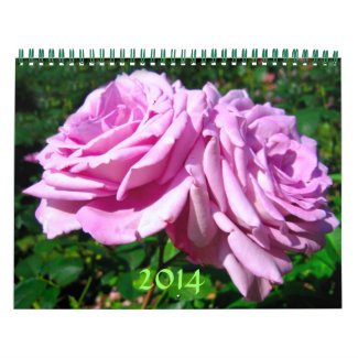 Flowers 2014 wall calendar