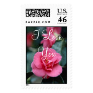 Flowers 271 I Love You stamp