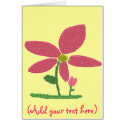 Flowers (Add your text here) cards
